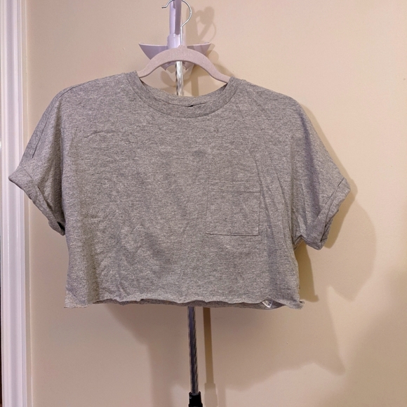 Topshop Cropped TShirt, Size 4 - Picture 1 of 3